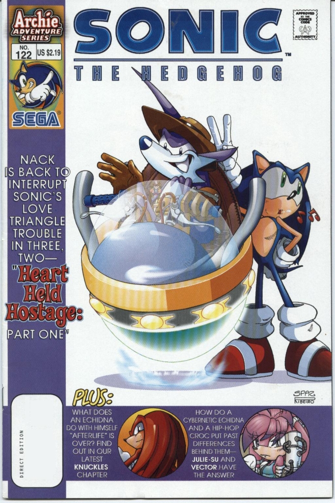 Sonic - Archie Adventure Series June 2003 Comic cover page